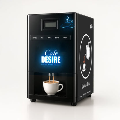 LED Coffee Machine - 4 Lane, Four Beverage Options