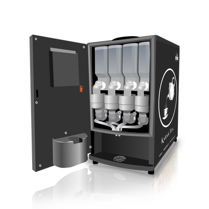 LED Coffee Machine - 4 Lane, Four Beverage Options